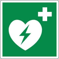 DEA défibrillateur pictogramme réanimation matériel location vente sécurité